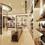 Burberry luxury store in Singapore