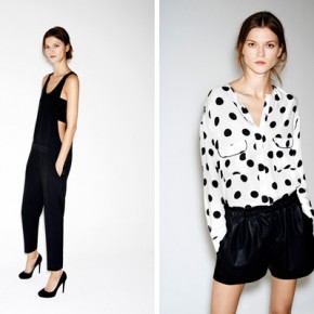 Zara December 2012 Lookbook ft. Kasia Struss