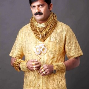 Datta Phuge Commissions A 24Kt. Gold Shirt