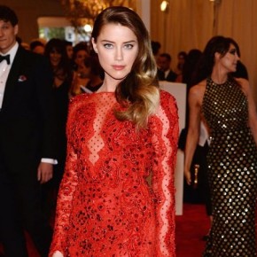 Look of the Day: Amber Heard Shines In Emilio Pucci At The 2013 Met Gala