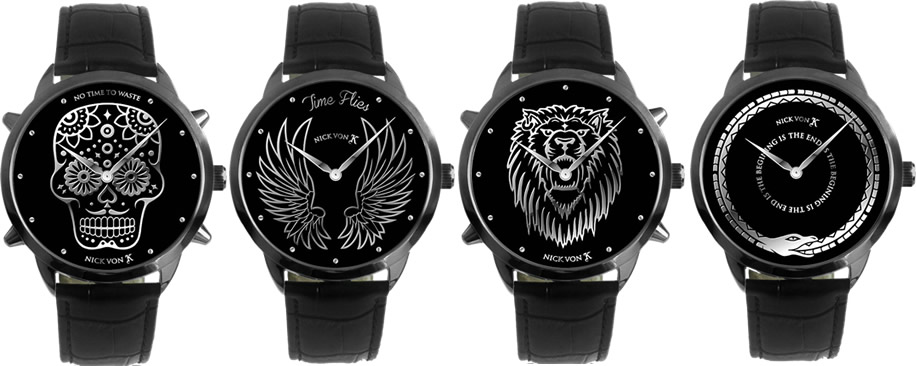 WTFSG-4 NVK Watch faces, Skull, Snake, Lion and Wings