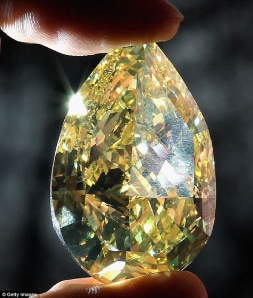 WTFSG-World-largest-yellow-pear-shape-diamond