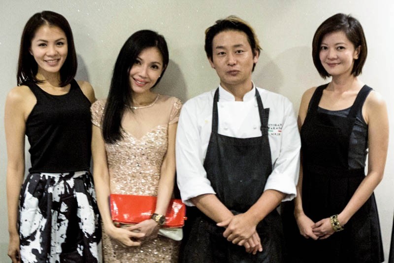 WTFSG_christmas-private-dining-ristorante-takada_Tracy-Lee_Sharon-Au_Masahiro-Takada_Michelle-Chong