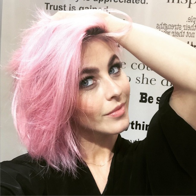 Julianne Hough Now Has Bubblegum Pink Hair