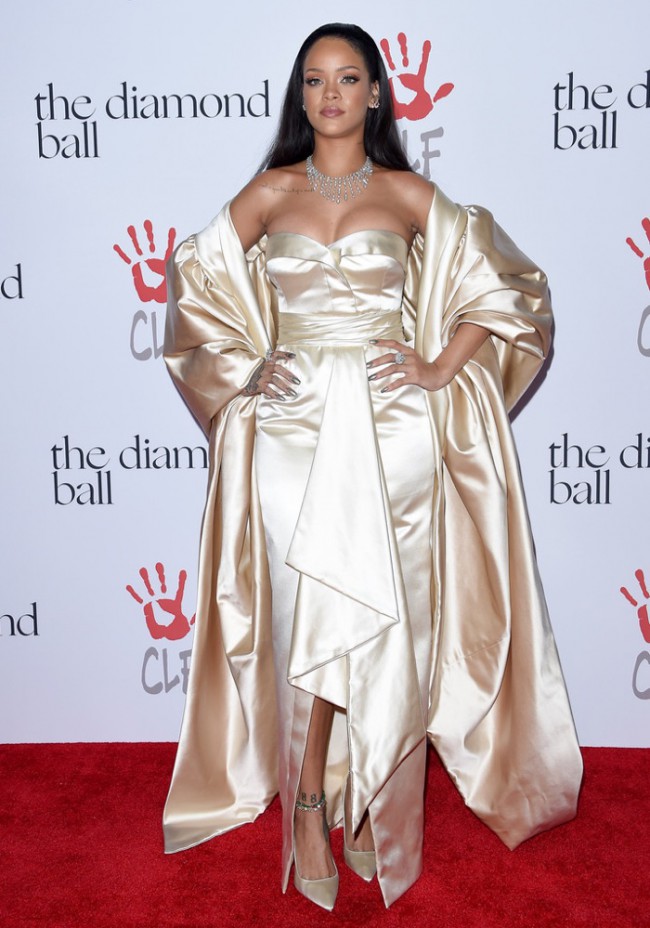 Rihanna Stuns In Dior At Her Second Annual Diamond Ball by David