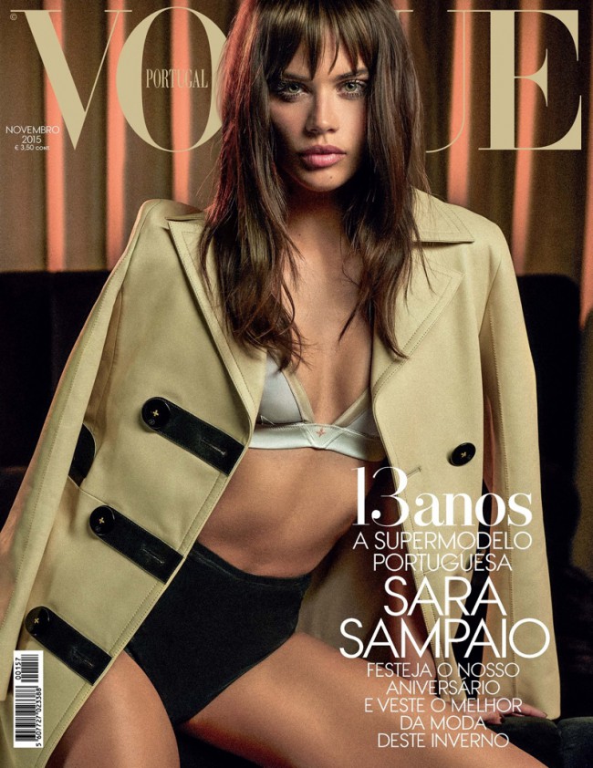 Portuguese magazine VOGUE 2012 10th anniversary SARA SAMPAIO