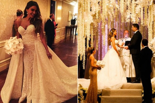 Sofia Vergara's Wedding Dress Details