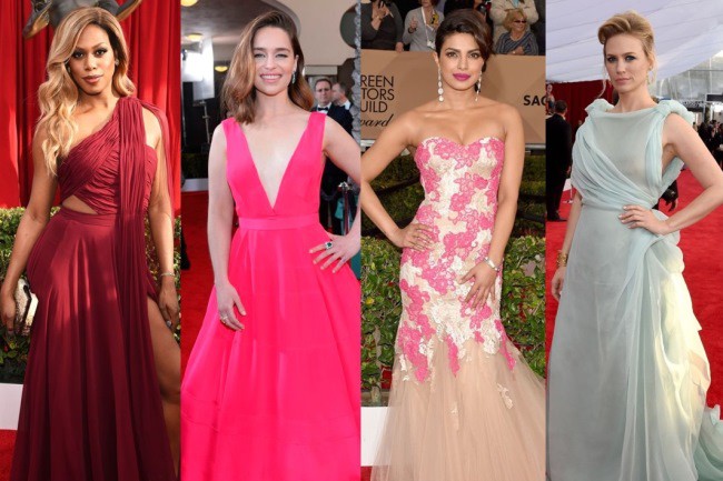 22nd Annual Screen Actors Guild Sag Awards Wardrobe Trends Fashion Wtf 