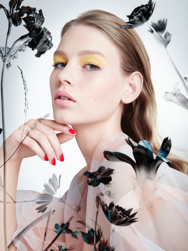 Sofia Mechetner Models Spring Makeup Trends For Dior Magazine Wardrobe Trends Fashion Wtf 2221