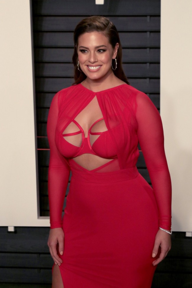 Ashley graham red outlet dress