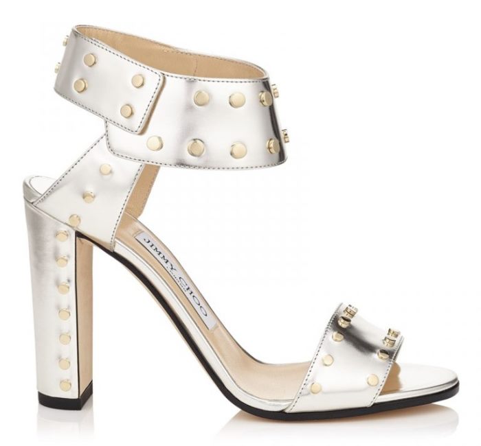 WTFSG_Jimmy-Choo-Veto-100-Silver-Mirror-Leather-Sandals-Gold-Studs