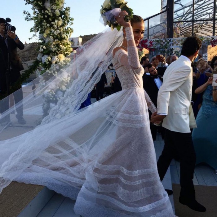 Ana Beatriz Barros Ties the Knot See Her Valentino Wedding Dress