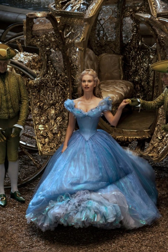 Lily James As Cinderella How Cinderellas Magical Costumes Came To