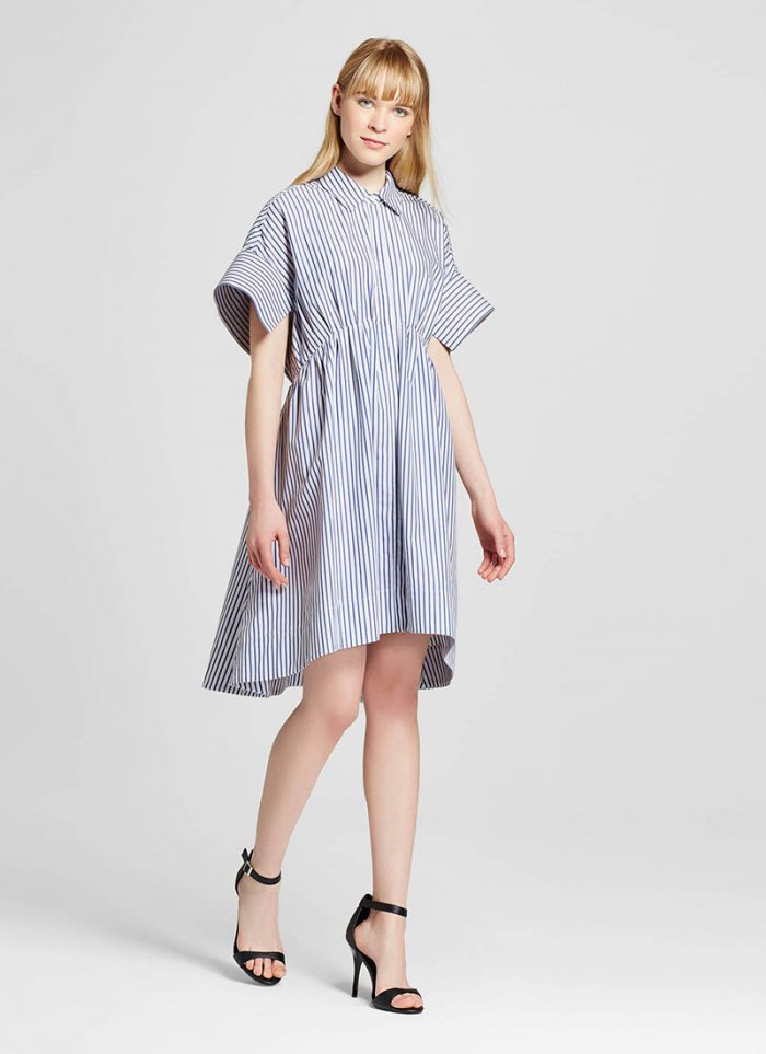 Target blue outlet striped dress