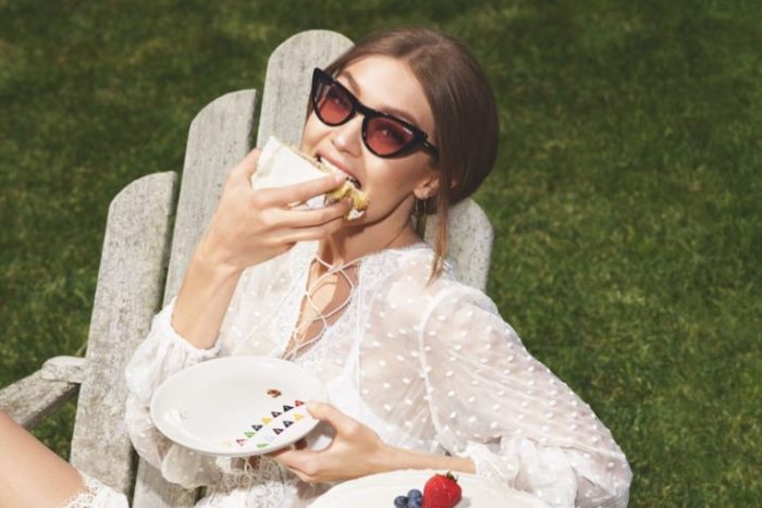 Gigi hadid hotsell vogue eyewear 2019