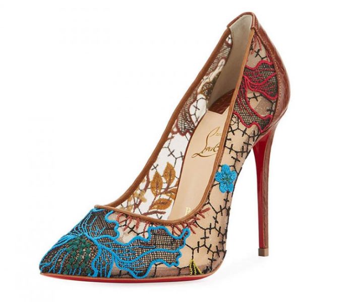 Casual Everyday Burlesque Louboutin Shoes · A Pair Of Floral Shoes ·  Construction, Decorating, and Embellishing on Cut Out + Keep