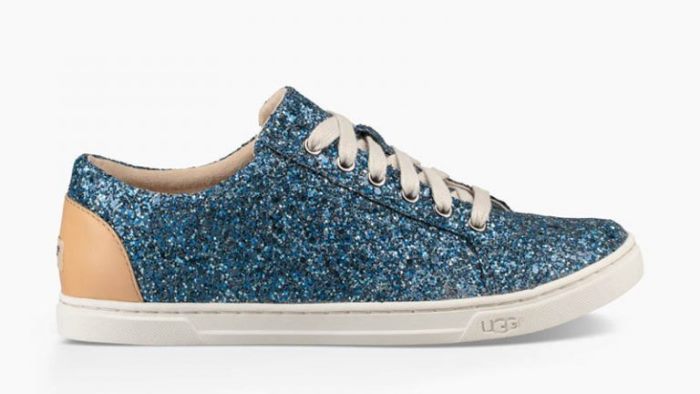 blue sparkle sneakers
