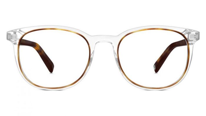 Warby-Parker-Durand-Crystal-Oak-Barrel-Glasses - Wardrobe Trends