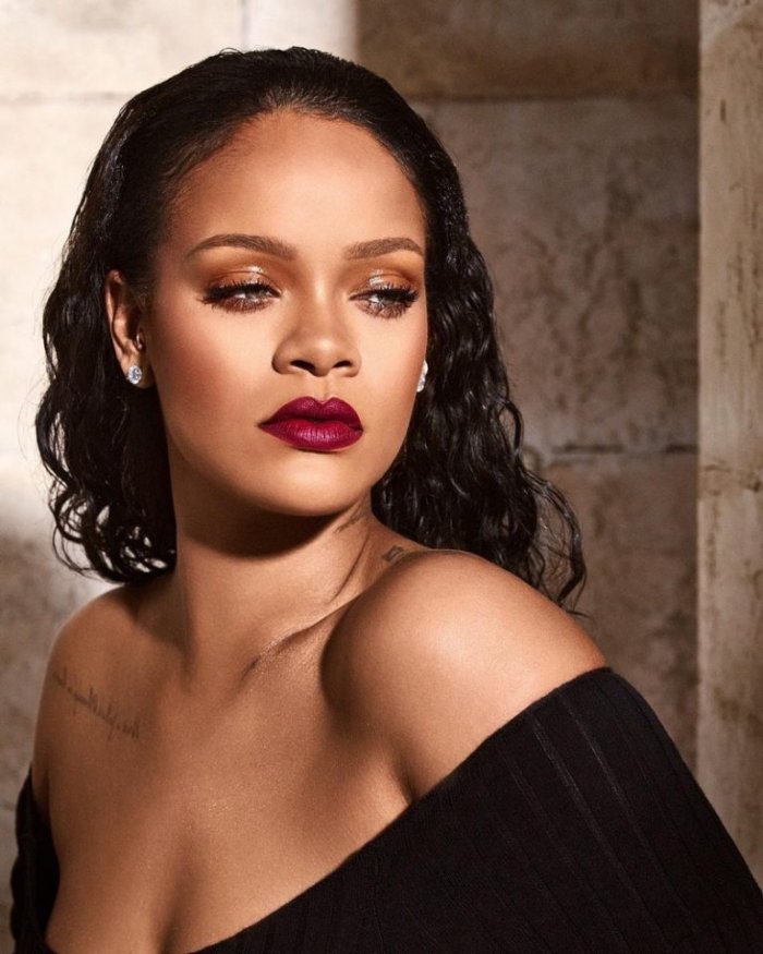 Fashion Gone Rogue - Rihanna fronts Fenty Beauty Eaze Drop makeup campaign.  Photo: Dennis Leupold See more 