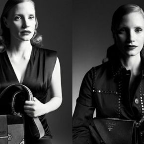 Jessica Chastain Stuns in Black & White for Prada's Fall 2017 Campaign -  Wardrobe Trends Fashion (WTF)